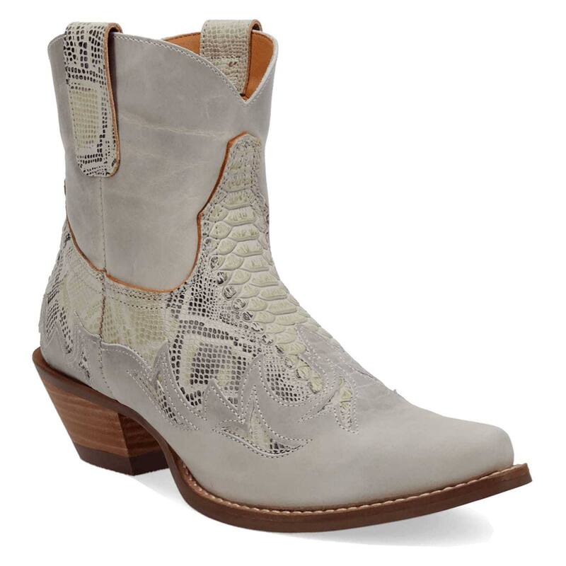 ディンゴ レディース シューズ ブーツ・レインブーツ アンクル なめし革 Dingo Cobra Kiss Women\u0027s Leather Ankle Boots Off White 象牙色