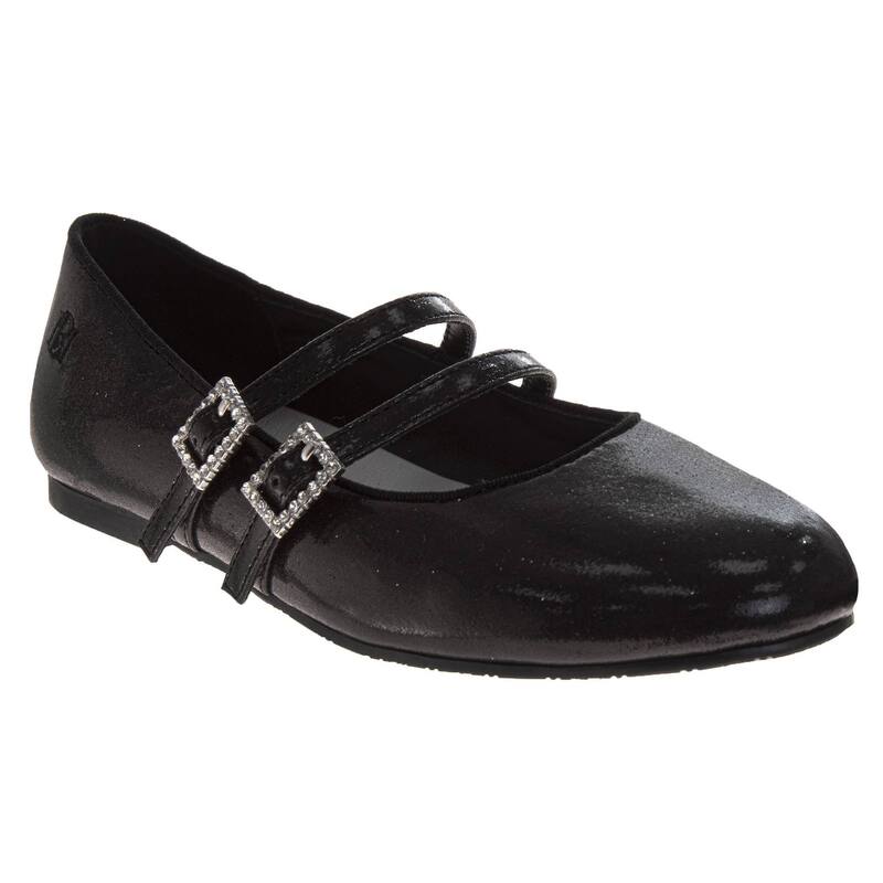 バッジェリーミシュカ レディース シューズ サンダル アンクル Badgley Mischka Ballerinas Girls' Elegant Ankle Strap Dresshoes Black ブラック