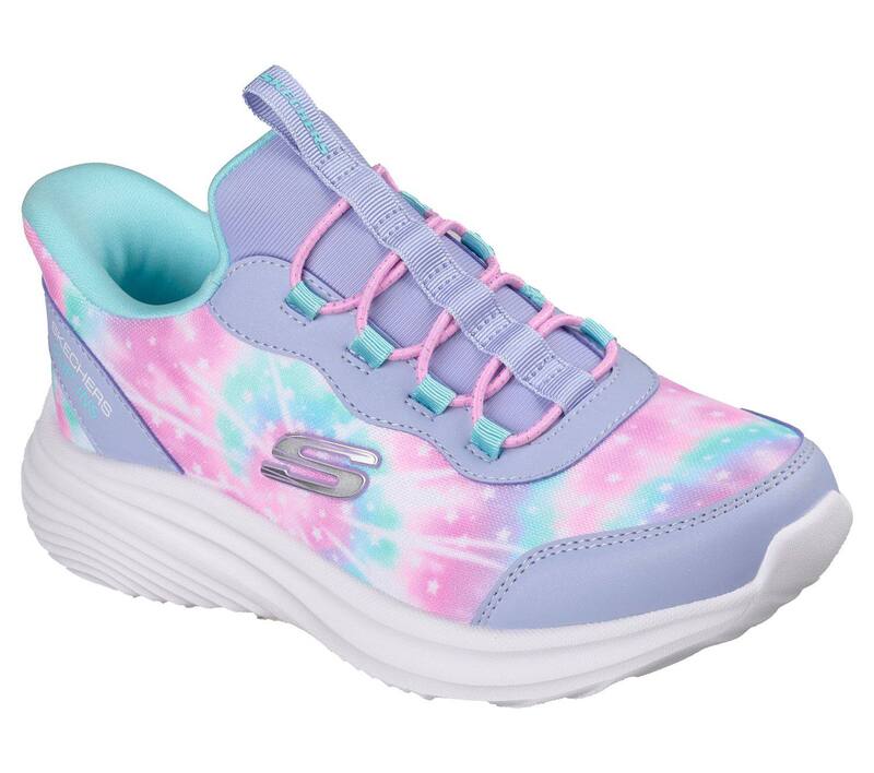 スケッチャーズ レディース シューズ スニーカー Skechers Hands Free Slip-ins Bounder Pro Girls Cushioned Sneakers Lavender Multi ラベンダー