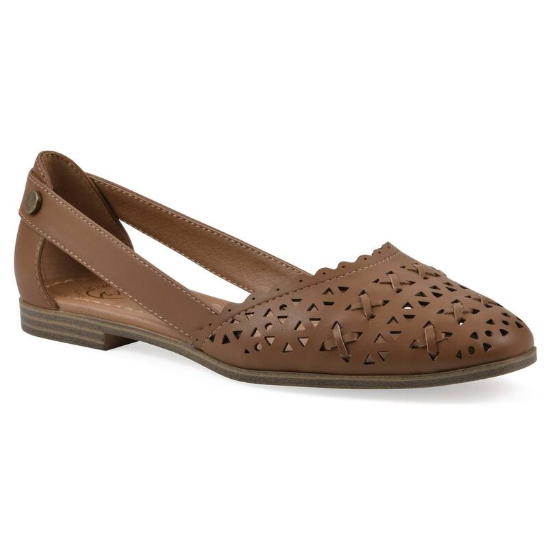ホワイトマウンテン レディース シューズ サンダル White Mountainobler Women's Pointed Toe Flats Tan Smooth タン