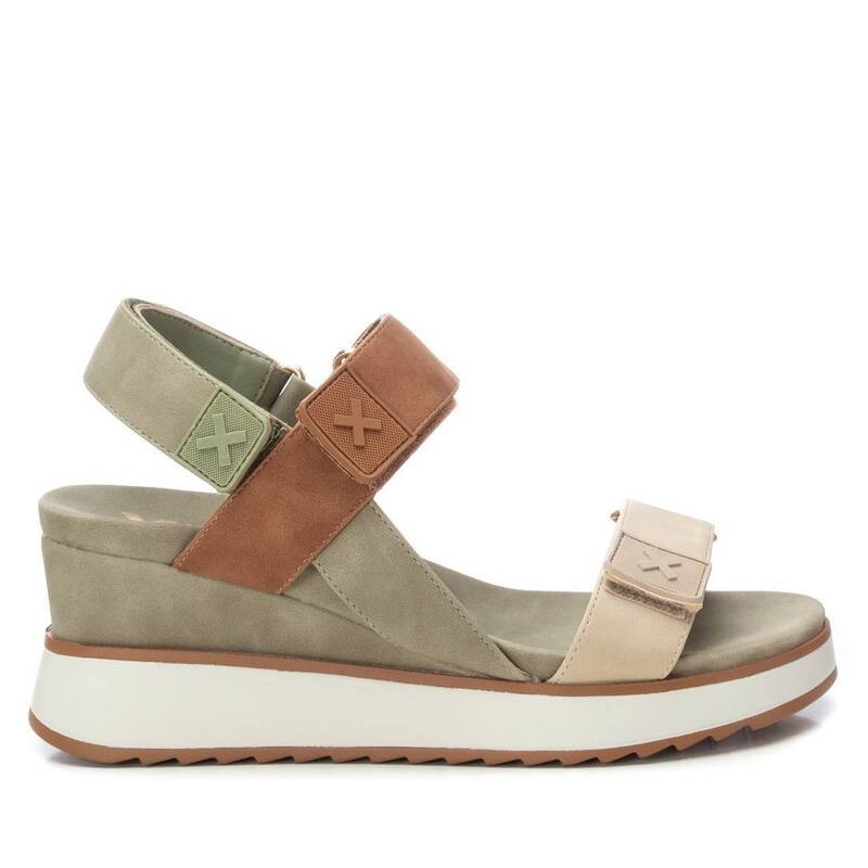 キシタイ王国 レディース シューズ サンダル Women\u0027s Wedge Comfort Sandals By XTI 143848 Khaki カーキ