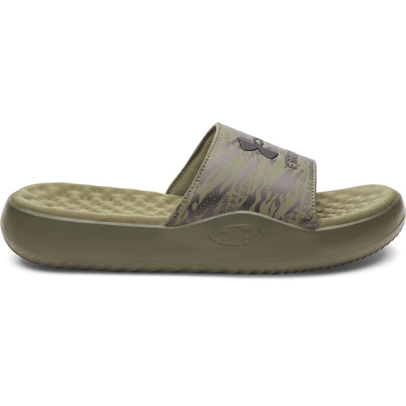 アンダーアーマー レディース シューズ サンダル Under Armour Ignite Pro 8 Men's Fixed Strap Comfort Slides Green グリーン