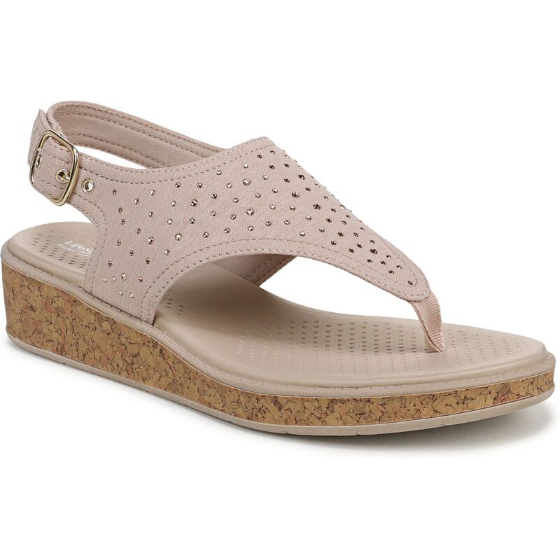 ライフストライド レディース シューズ サンダル LifeStride Beachy Bright Women's Thong Sandals Beige ベージュ｜ReVida 店 13,244円