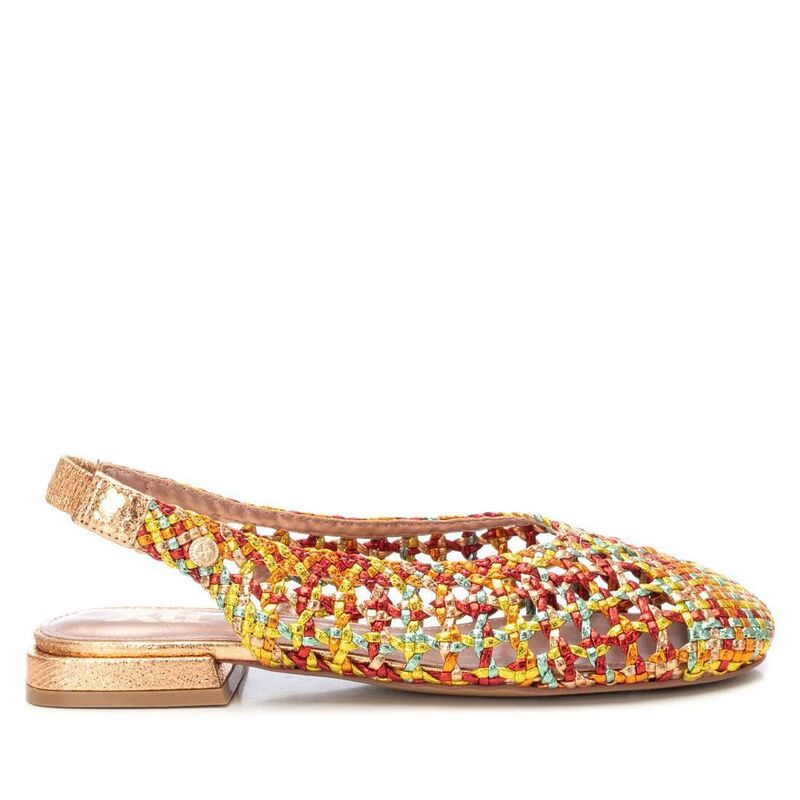 キシタイ王国 レディース シューズ サンダル Xti Women\u0027slingback Flats 143792 Orange オレンジ色