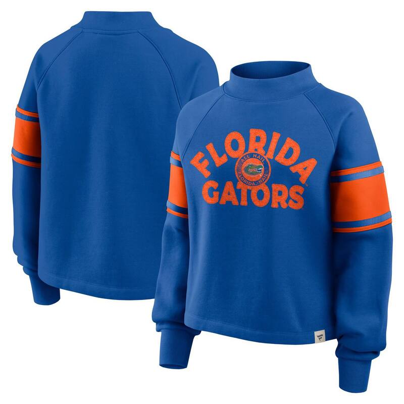 ファナティクス レディース トップス Tシャツ スウェット Women's Fanatics Royal Florida Gators Oversized Hometown Premium Punt Coverage Raglan Pullover Sweatshirt Fld Blue ブルー