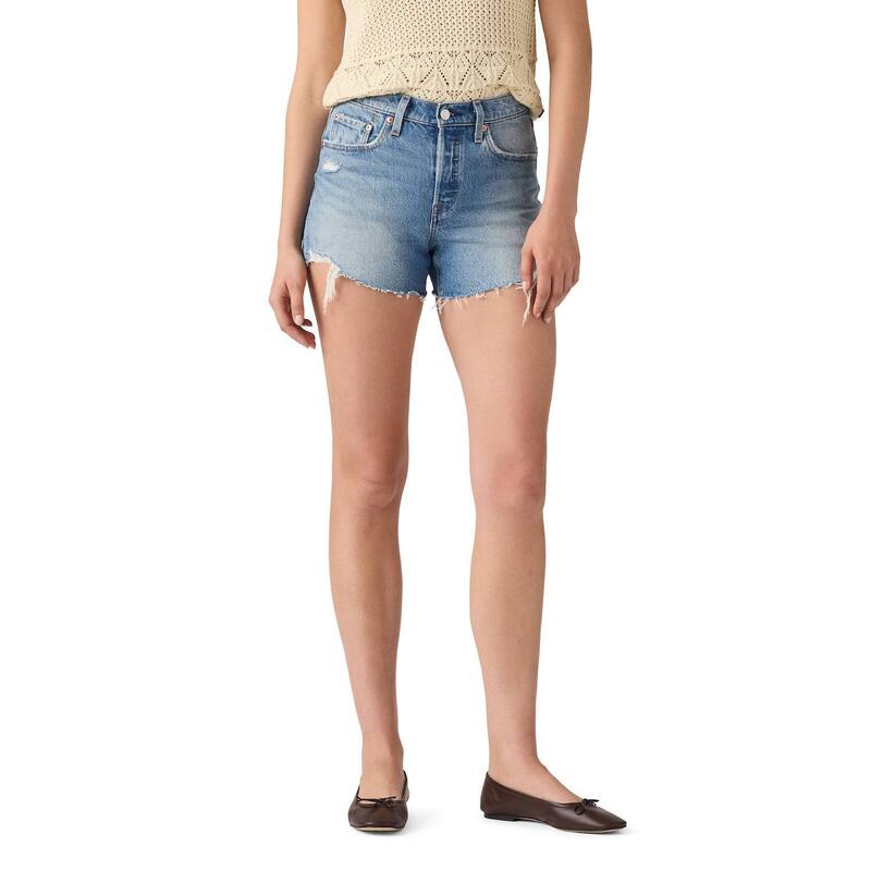 リーバイス レディース ボトムス ハーフパンツ・ショーツ ショートパンツ デニム Women's Levi's 501 Curve Denim Shortsigns Of Success デニム｜ReVida 店 8,986円
