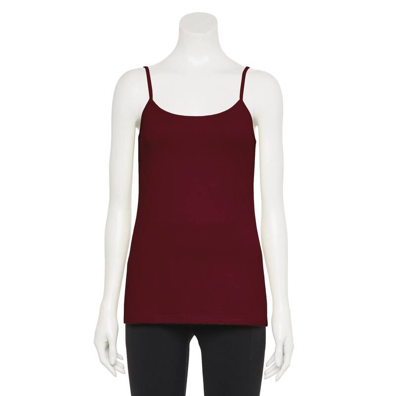 ソノマ レディース トップス Tシャツ プチ Petite Sonoma Goods For Lifeveryday Camisole Burgundy Wine バーガンディ