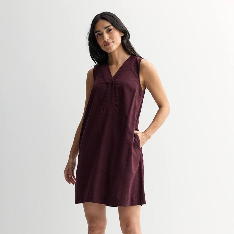 ソノマ レディース トップス 衣装 Women\u0027sonoma Goods For Lifeveryday Shift Dress Proteus Plum 酸桃