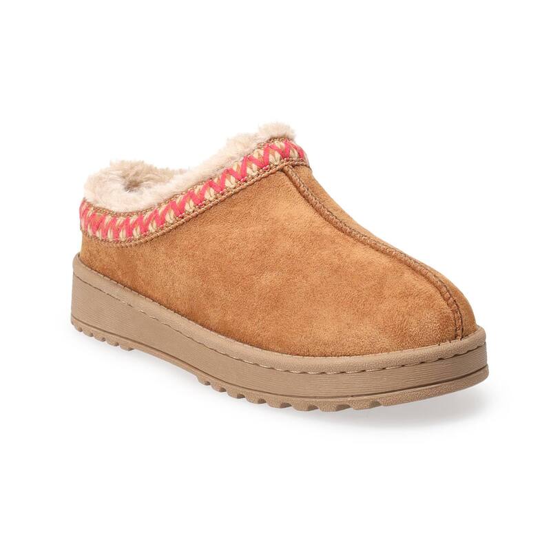 ソノマ レディース シューズ サンダル Sonoma Goods For Life Pembroke Kids' Faux Fur Clogs Chestnut｜ReVida 店