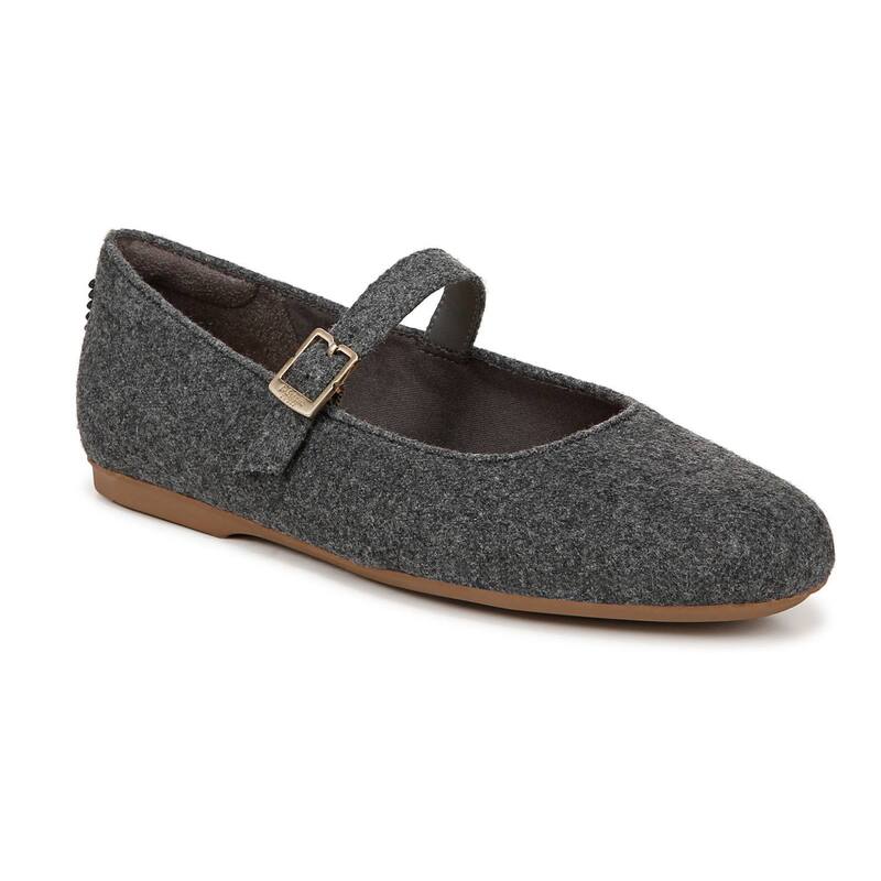 ドクター・ショール レディース シューズ サンダル Dr. Scholl's Wexley Jane Women's Mary Jane Flats Charcoal Fabric チャコール