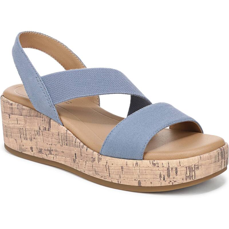 ライフストライド レディース シューズ サンダル LifeStride Odette Women'strappy Wedge Sandals Blue ブルー