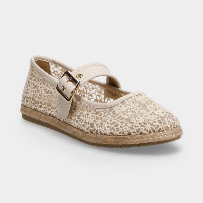 LC Lauren Conrad レディース シューズ サンダル LC Lauren Conrad Holland Women's Espadrille Mary Jane Flats Lace 12,854円