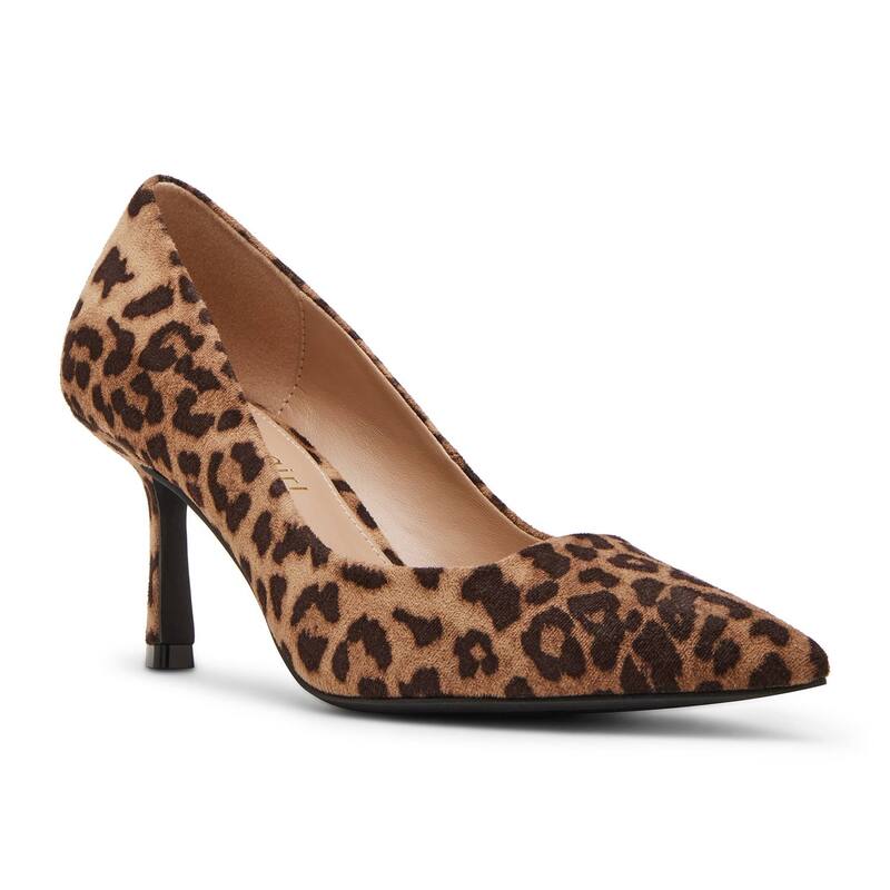 マッデンガール レディース シューズ パンプス madden girl Grove Women's Pointed Toe Pump Leopard アニマル｜ReVida 店
