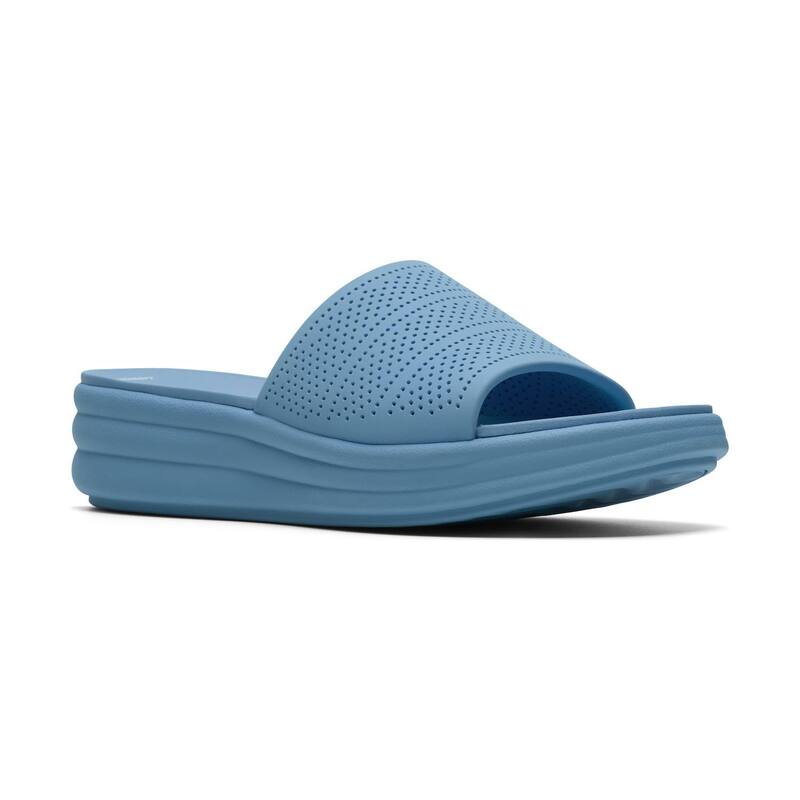 クラークス レディース シューズ サンダル Clarks Driftwist Women'sandals Bright Blue ブルー