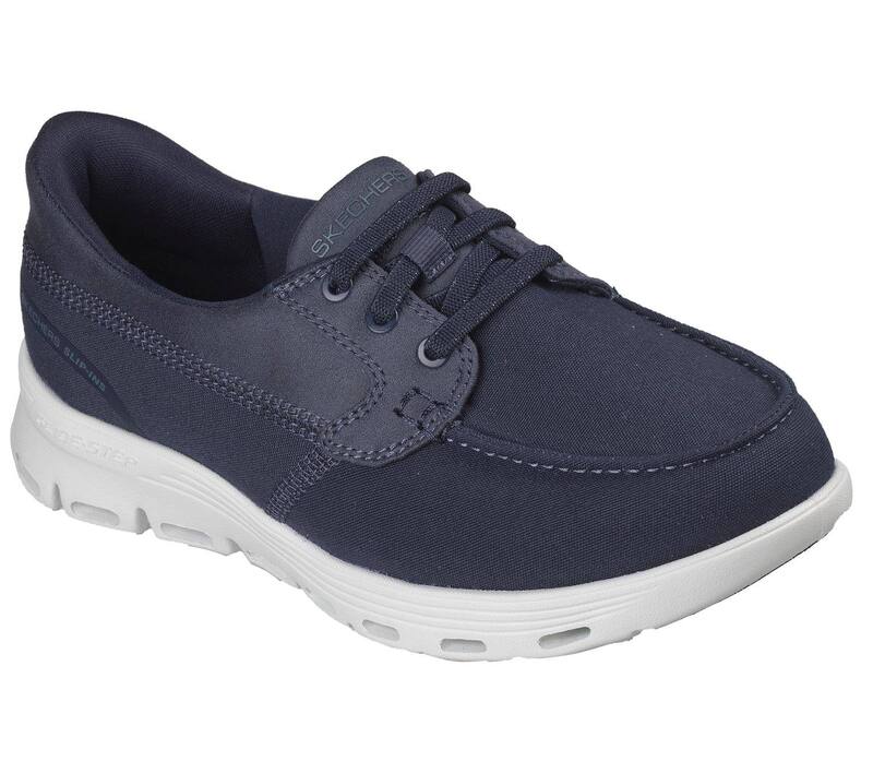 スケッチャーズ レディース シューズ サンダル Skechers Hands Free Slip-ins Glide-Step Serene Women\u0027s Comfort Shoes Navy 米国海軍