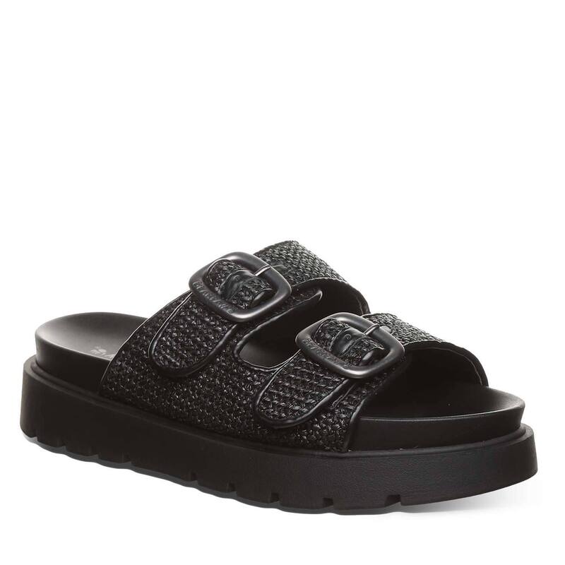 ベアパウ レディース シューズ サンダル プラットフォーム Bearpaw Eternal Women's Platform Slide Sandals Black ブラック