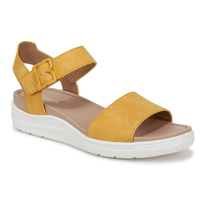お医者さん・肩かけ レディース シューズ サンダル Dr. Scholl\u0027s Time Off Sky Women\u0027sandalsunset Yellow 黄色