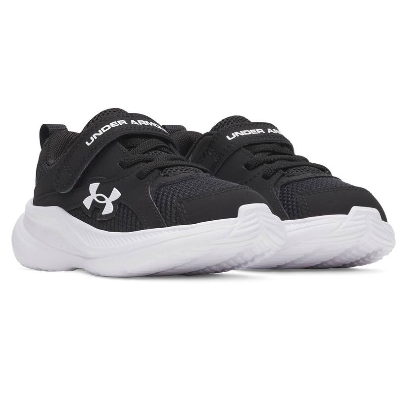 アンダーアーマー レディース シューズ スニーカー Under Armour Assert 11 AC Toddlerunning Shoes Black White 白いこと