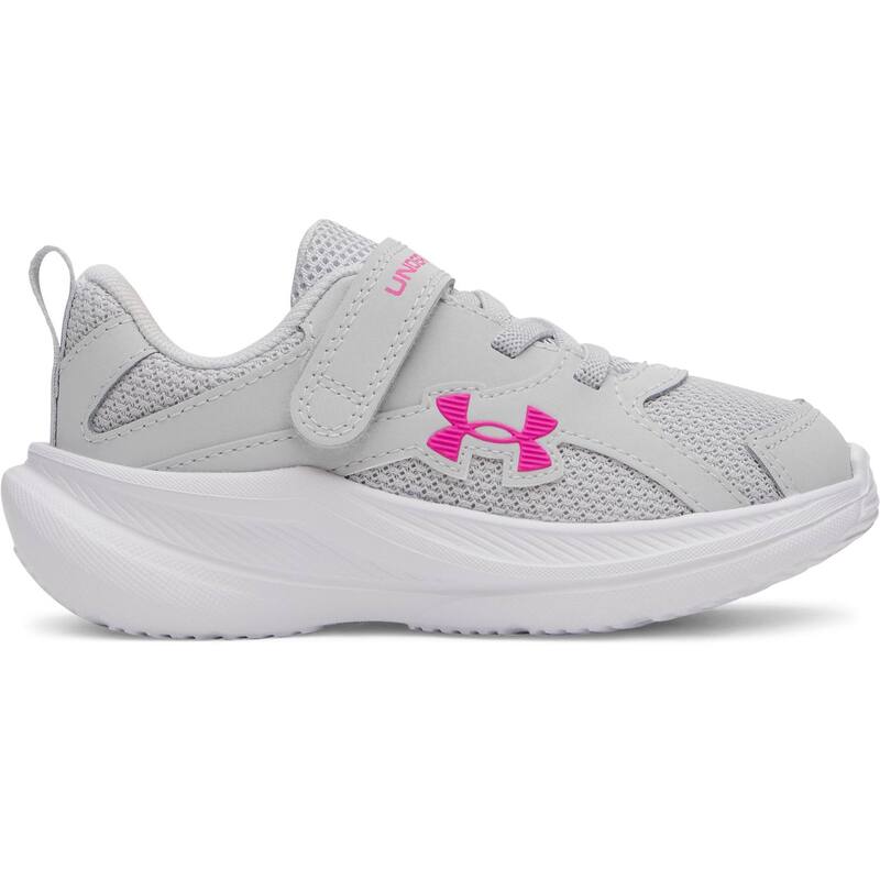 アンダーアーマー レディース シューズ スニーカー Under Armour Assert 11 AC Toddlerunning Shoes Halo Gray Rebel Pink 薄墨色