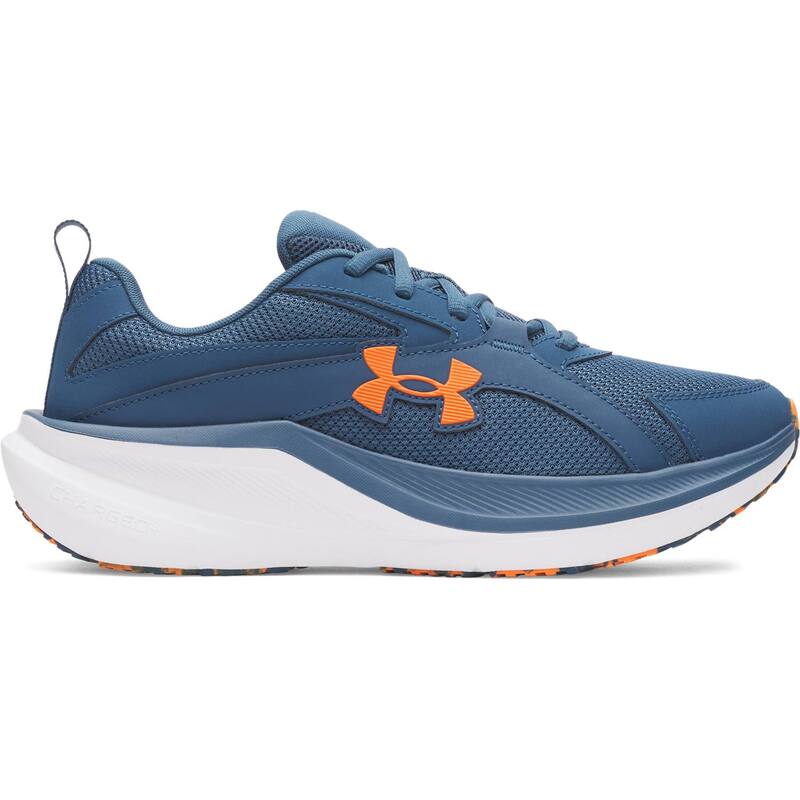 アンダーアーマー レディース シューズ スニーカー Under Armour Charged+ Assert 11 Wide 4E \u0026 Regular Men\u0027s Running Shoes Wham Blue Orange 青色
