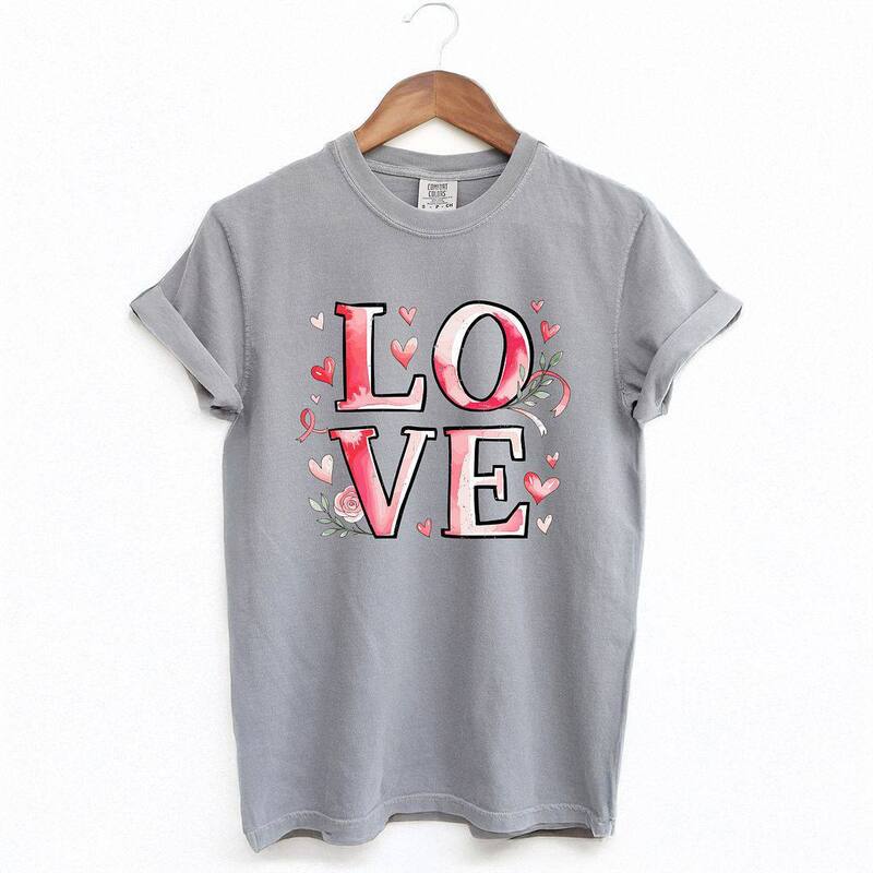 Simply Sage Market レディース トップス Tシャツ Simply Sage Market Love Ribbon Garment Dyed Tees Grey グレー｜ReVida 店 8,736円