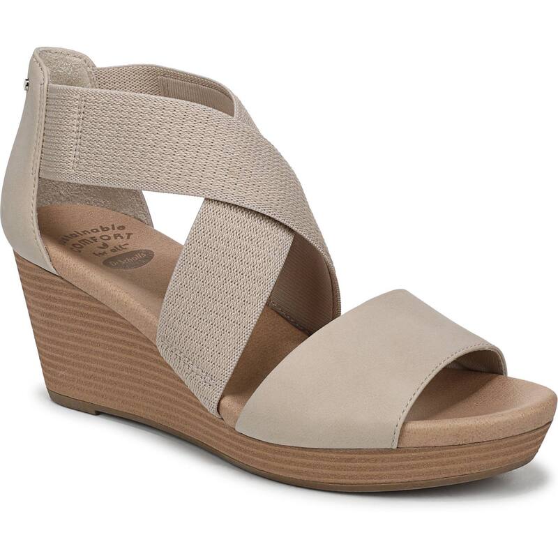お医者さん・肩かけ レディース シューズ サンダル Dr. Scholl\u0027s Barton Band Women\u0027s Wedge Sandals Light Gray 薄墨色