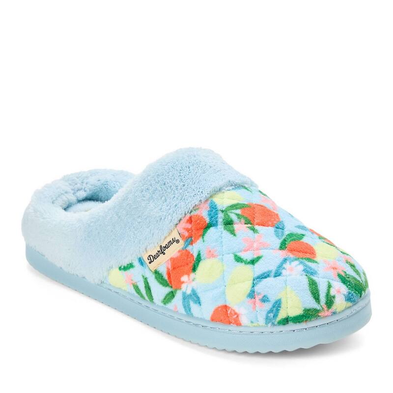 ディアフォームズ レディース シューズ サンダル キルティング パイル Dearfoams Libby Women's Quilted Terry Clog Slippers Blue Wash ブルー 8,861円