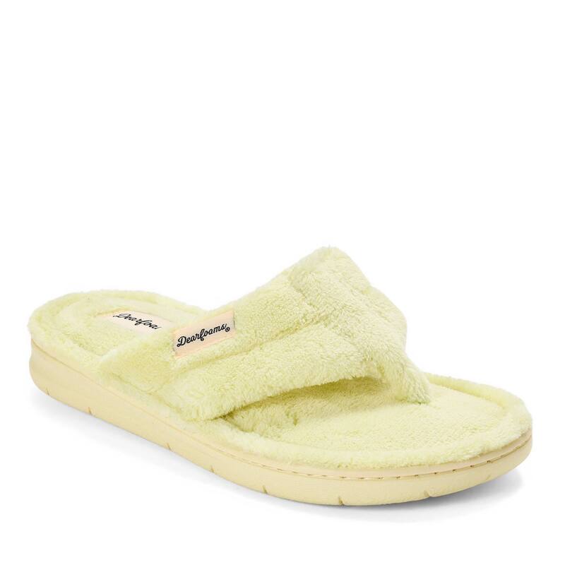 ディアフォームズ レディース シューズ サンダル パイル Women's Dearfoams Wrenley Terry Thong Slippers Daiquiri 9,436円