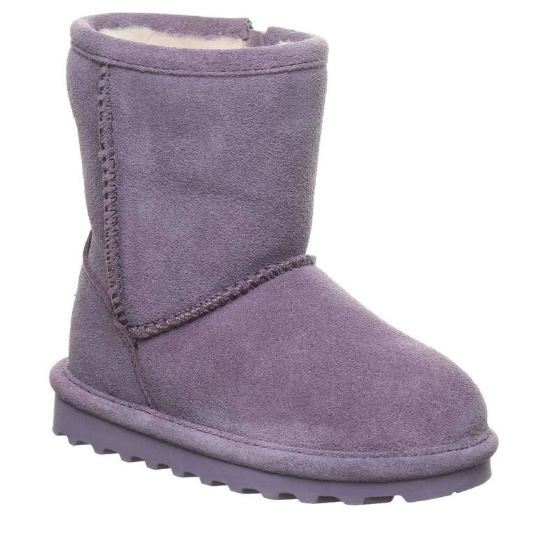 ベアパウ レディース シューズ ブーツ・レインブーツ Bearpaw Elle Shortoddler Girls' Zipper Water-Resistant Winter Boots Purple Sage セージ|ReVida 店