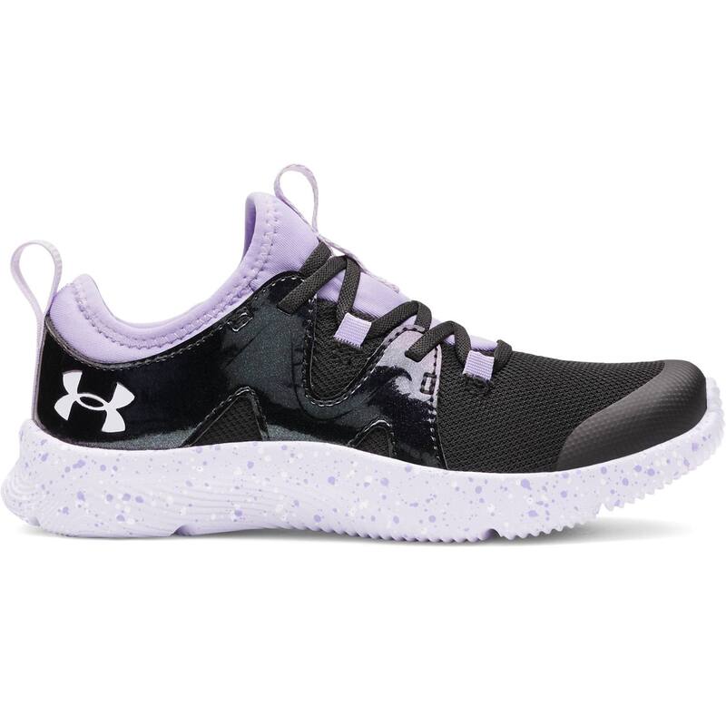 アンダーアーマー レディース シューズ スニーカー Under Armour Infinity 3 AL Pre-School Kids' Running Shoes Black Salt Purple ブラック