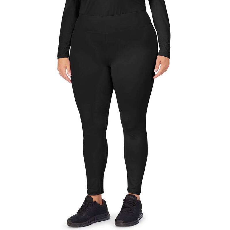 クドルドッズ レディース ボトムス カジュアルパンツ プラスサイズ レギンス Plusize Cuddl Duds Under Scrubs Leggings Black ブラック