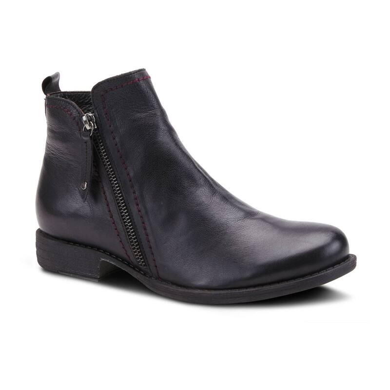 春月踏み段 レディース シューズ ブーツ・レインブーツ アンクル Spring Step Oziel Women\u0027s Ankle Boots Black 黒いこと