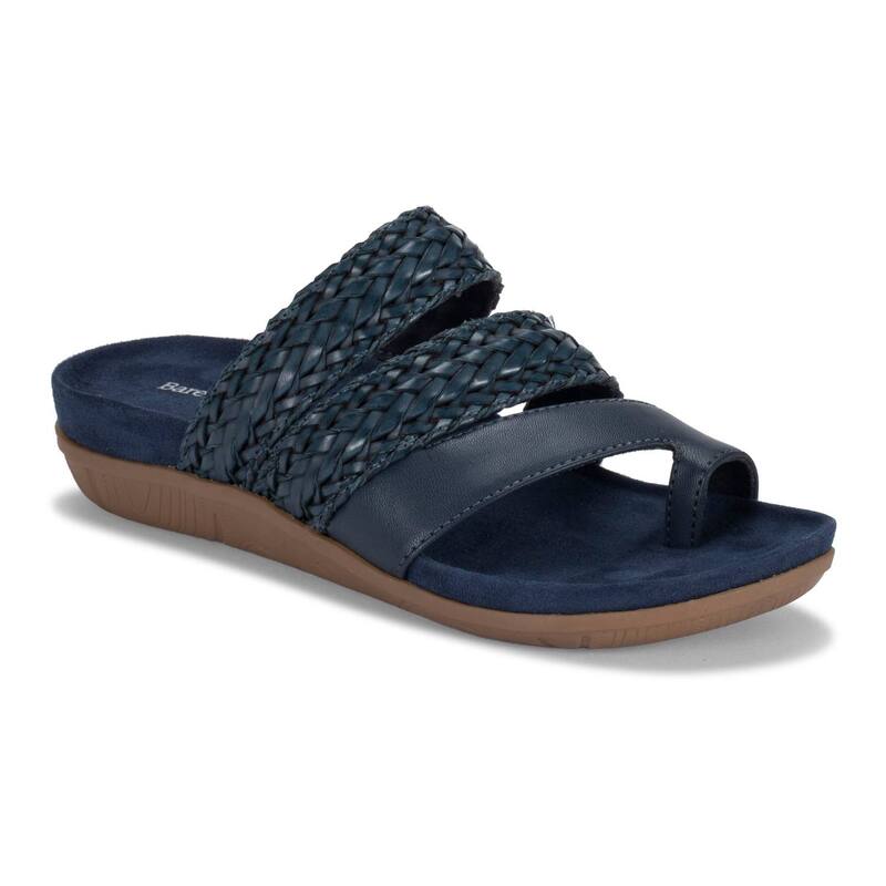 ベアトラップス レディース シューズ サンダル Baretraps Jonelle Women\u0027s Thong Sandals Navy 米国海軍