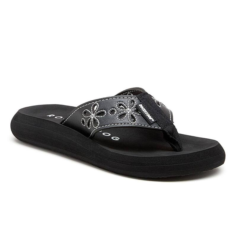 ロケットドッグ レディース シューズ サンダル Rocket Dog Sunset Women's Flip-Flop Sandals Black Stitch ブラック