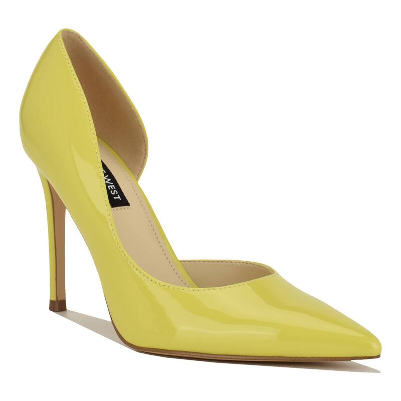 ナインウェスト レディース シューズ パンプス 踵 Nine West Folowe Women\u0027s Higheels Lime Patent 菩提樹