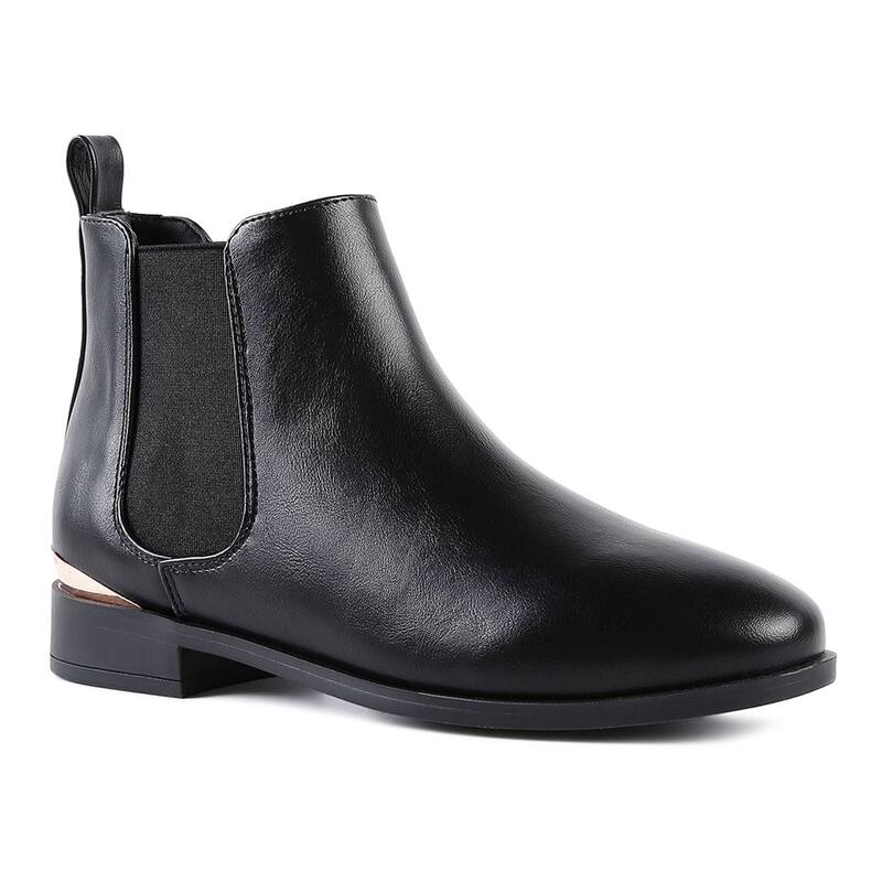 ロンドンラグ レディース シューズ ブーツ・レインブーツ チェルシーブーツ プラスサイズ チェルシー London Rag Plush Women's Chelsea Boots Black ブラック