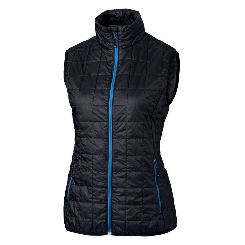 カッターアンドバック レディース アウター ジャケット・ブルゾン ベスト Cutter & Buck Rainier PrimaLoft Womens Eco Insulated Full Zipuffer Vest Dark Navy ネイビー