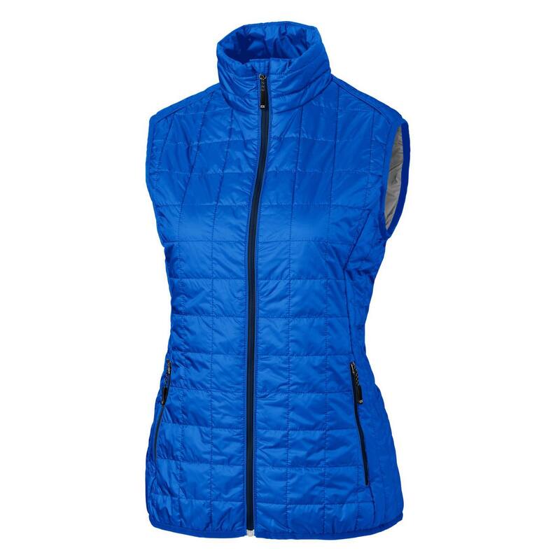 カッターアンドバック レディース アウター ジャケット・ブルゾン ベスト Cutter & Buck Rainier PrimaLoft Womens Eco Insulated Full Zipuffer Vest Royal