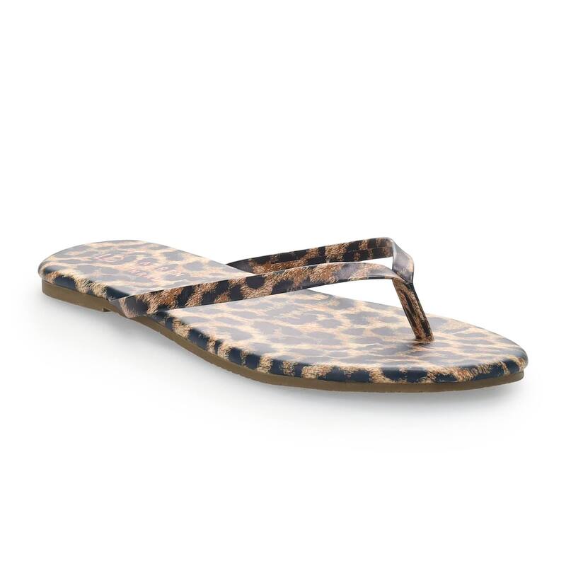 LC Lauren Conrad レディース シューズ サンダル LC Lauren Conrad Honey Women Flip Flop Sandals Cheetah