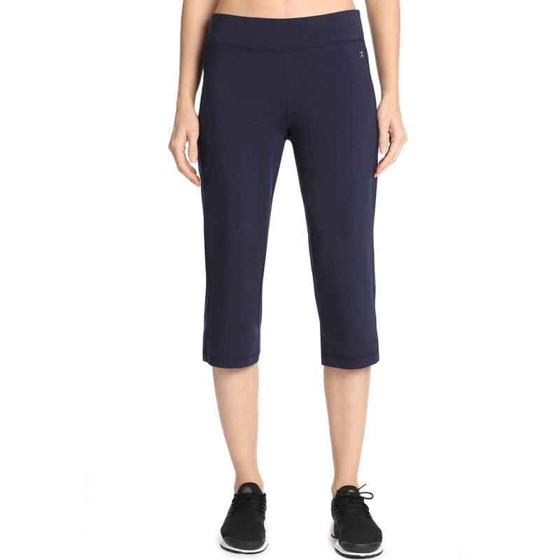 ダンスキン レディース ボトムス カジュアルパンツ キャップ ハイウエスト Women's Danskin High-Waist Yoga Capris Midnight Navy ネイビー