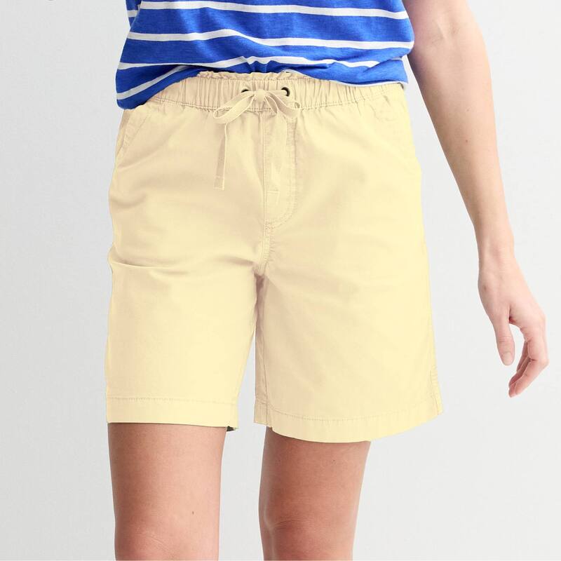 ソノマ レディース ボトムス ハーフパンツ・ショーツ プチ ショートパンツ Petite Sonoma Goods For Lifeasy Paperbag Waist Bermuda Shorts Tame Yellow イエロー