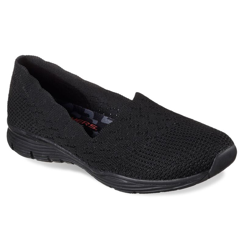 スケッチャーズ レディース シューズ スニーカー SkechersR Seager Stat Women'shoes Black ブラック 12,145円