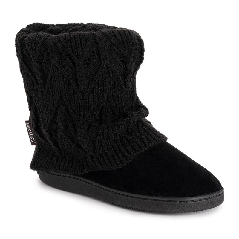 ムクルクス レディース シューズ サンダル ブーツ MUK LUKSRaquel Women's Bootie Slippers Black ブラック