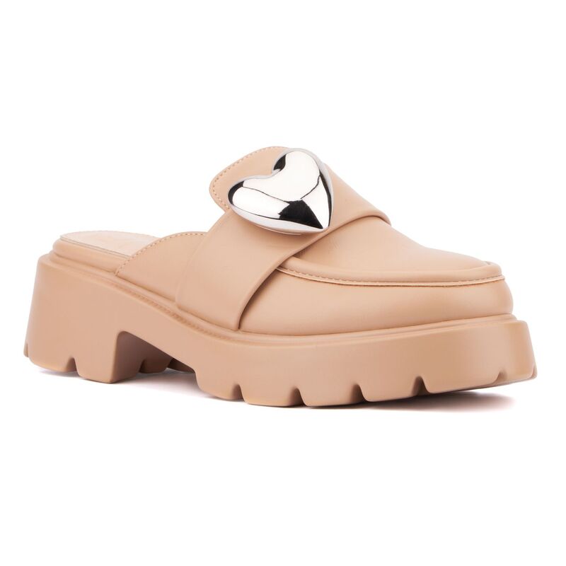 オリビアミラー レディース シューズ サンダル プラットホーム Olivia Miller Heartless Women\u0027s Platformules Beige ベージュ 靴-コンフォートサンダル