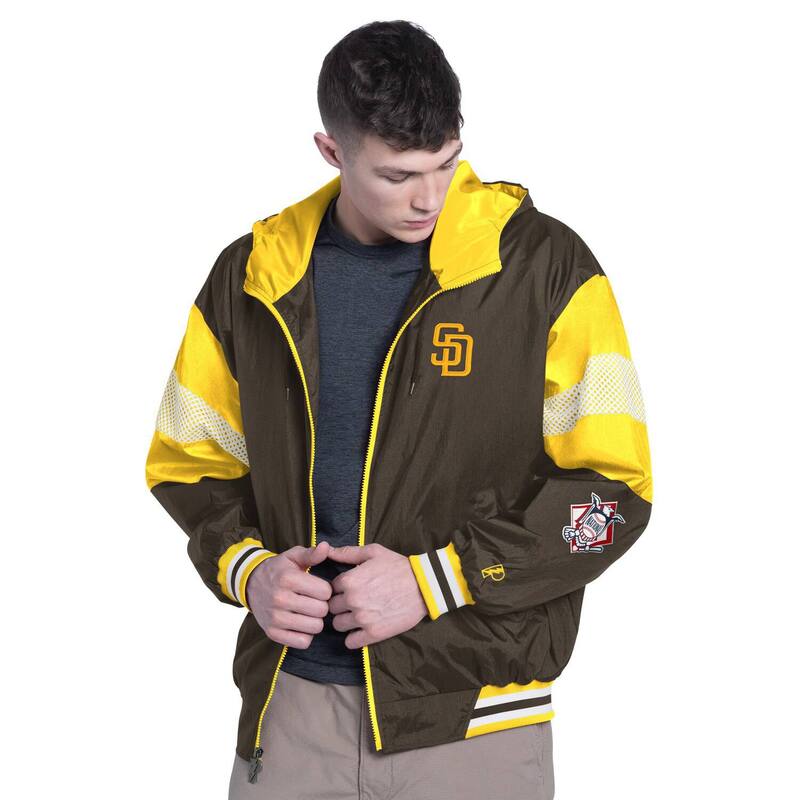 アンブランデッド レディース アウター ジャケット・ブルゾン Unbranded Men's Pro Player Brown/Gold San Diego Padres Legacy Lightweight Full-Zip Jacket Pad Brown ブラウン
