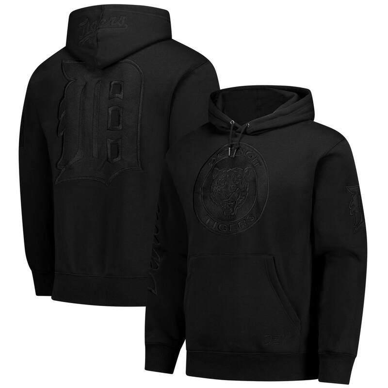 ミッチェル&ネス レディース トップス Tシャツ フリース パーカー Men's Mitchell & Ness Black Detroitigers Phantom Fleece Hoodie Tgr Black ブラック