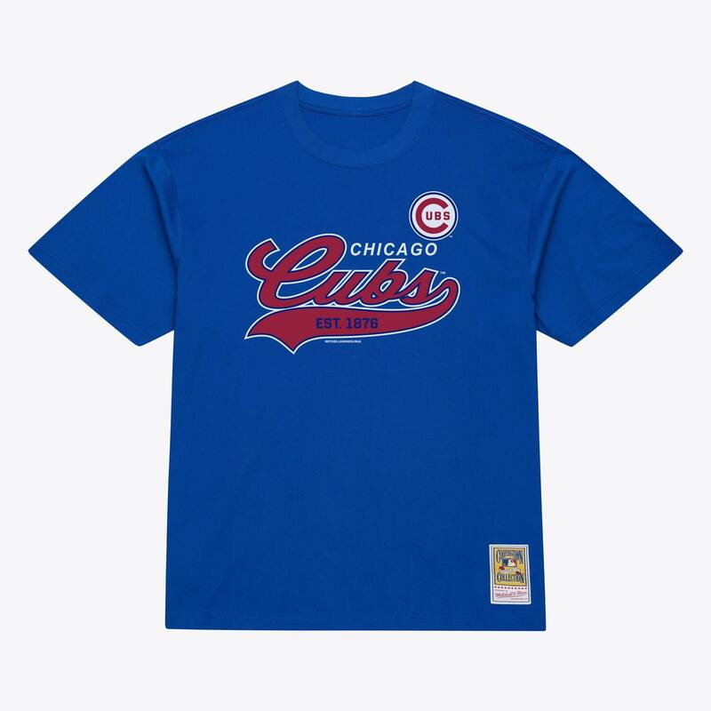 ミッチェル\u0026ネス レディース トップス プルオーバー Men\u0027s Mitchell \u0026 Ness Royal Chicago Cubscript Sweep Arch T-Shirt Cublue 青色