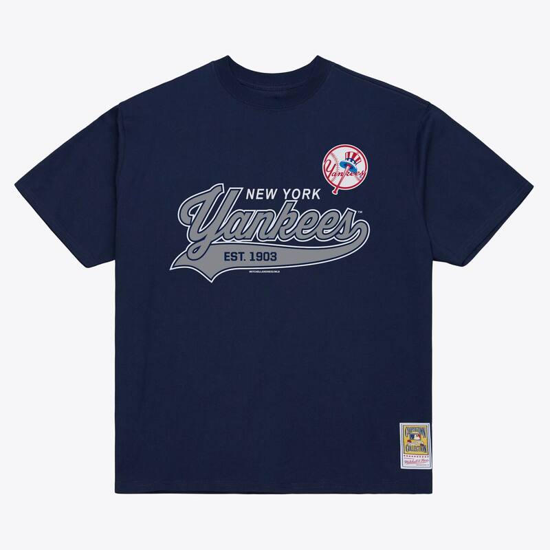 ミッチェル\u0026ネス レディース トップス プルオーバー Men\u0027s Mitchell \u0026 Ness Navy New York Yankeescript Sweep Arch T-Shirt Ynk Navy 米国海軍
