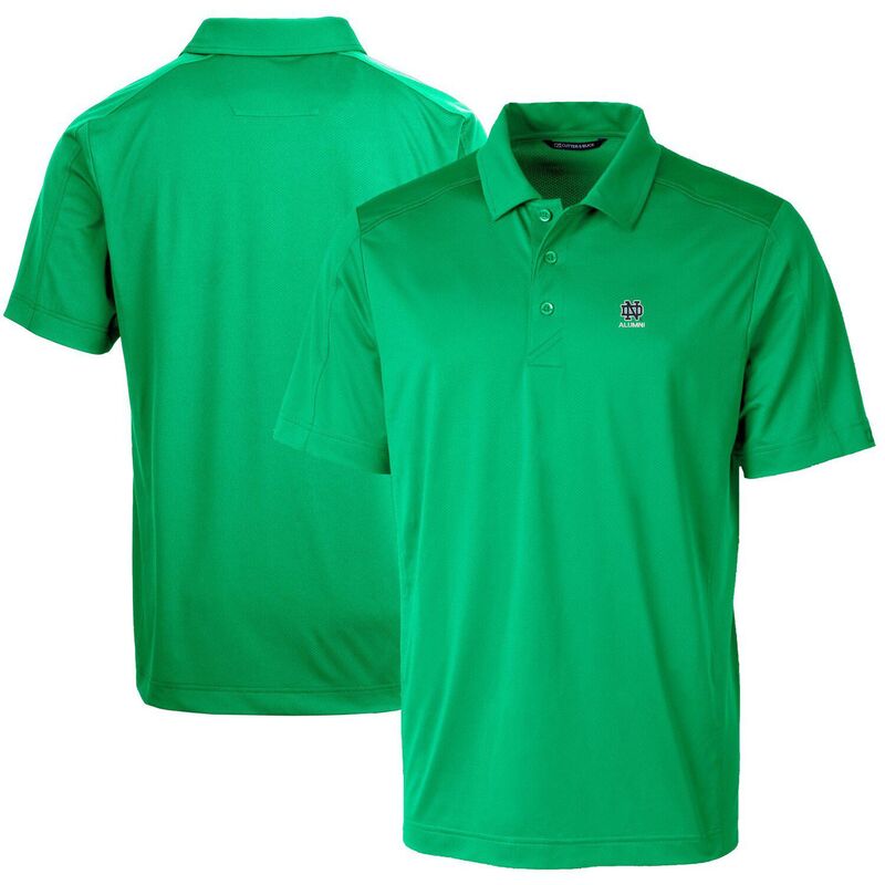 カッターアンドバック レディース トップス Tシャツ ポロシャツ ロゴ Men's Cutter & Buck Greenotre Dame Fighting Irish Alumni Logo Prospectextured Stretch Polo Ntd Green グリーン|ReVida 店