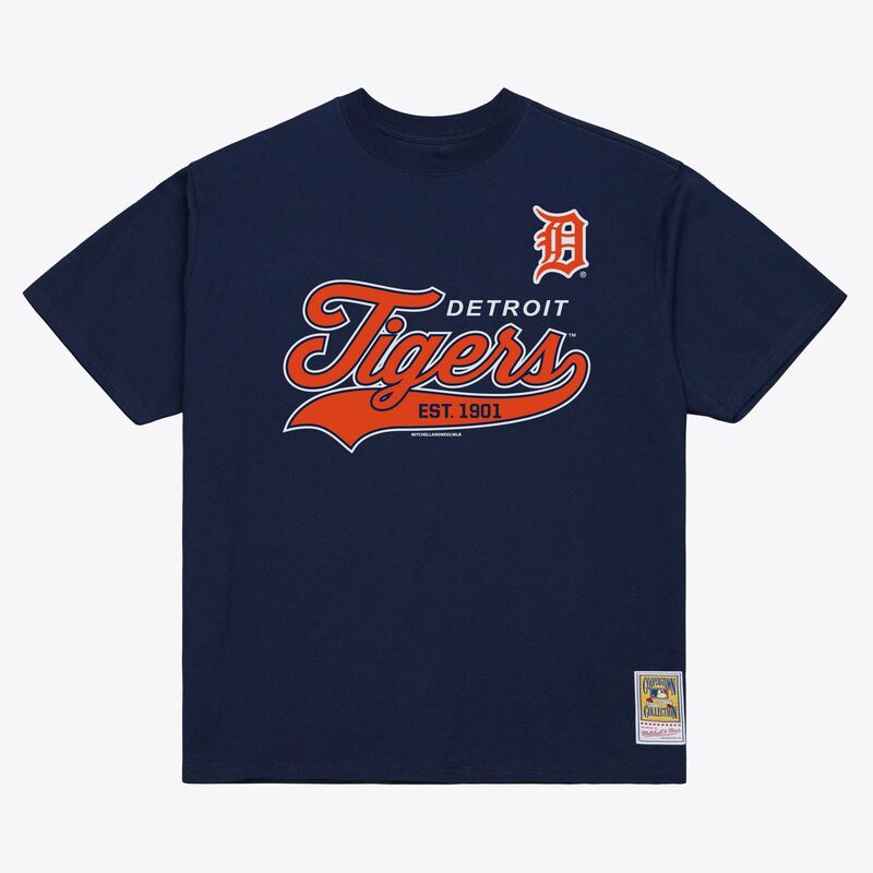 ミッチェル\u0026ネス レディース トップス プルオーバー Men\u0027s Mitchell \u0026 Ness Navy Detroitigerscript Sweep Arch T-Shirtgr Navy 米国海軍